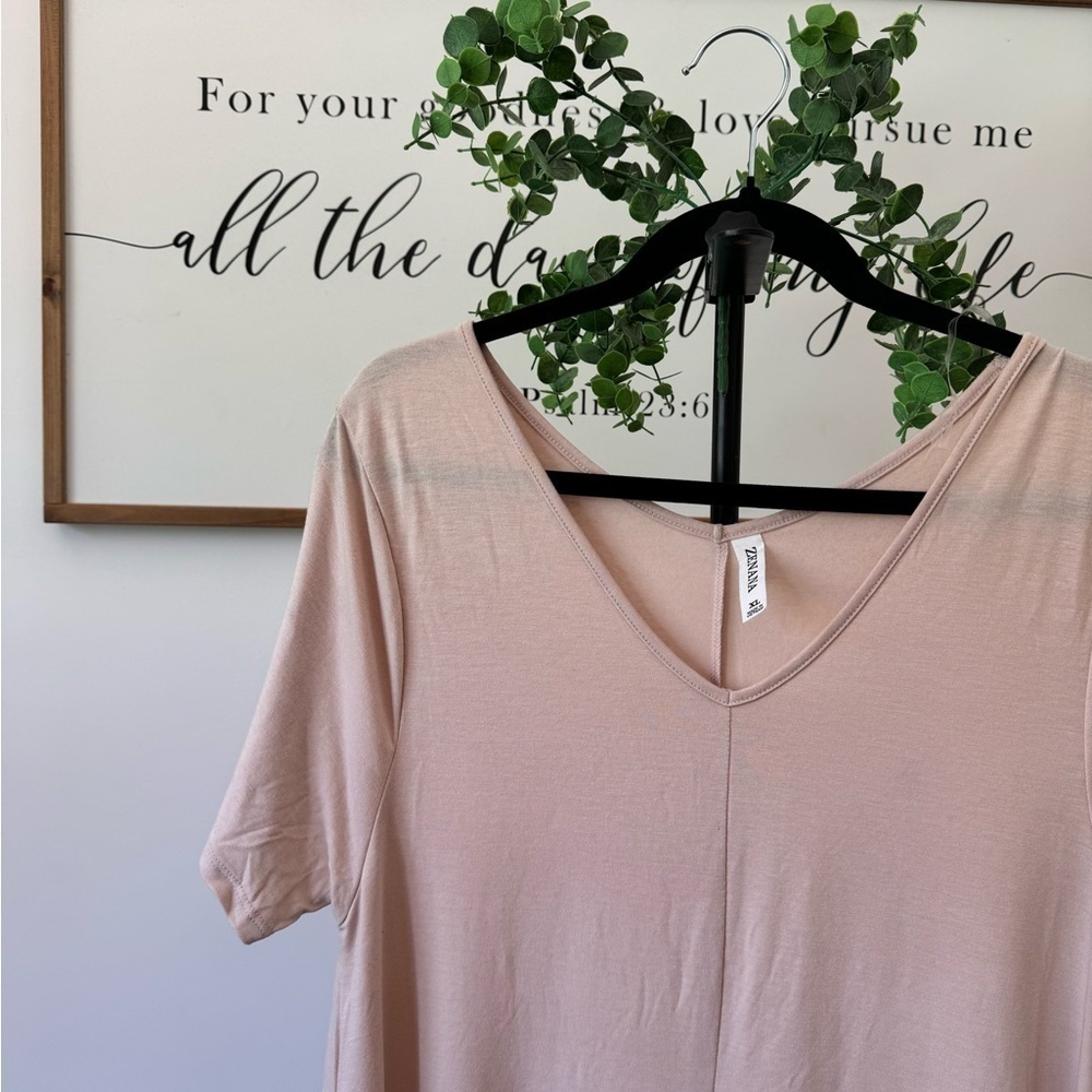 Zenana Taupe Maxi Dress - Picture 3 of 9